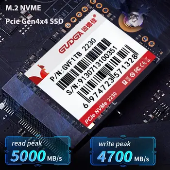Твердотельный накопитель GUDGA Nvme 2230 M2 Mini PCIe x4 Gen4 SSD 512GB 1TB Для Паровой Колоды Ноутбука Microsoft Surface Внутренний твердотельный накопитель