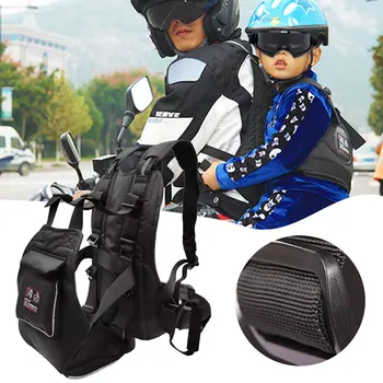 Универсальный ремень безопасности мотоцикла с сумкой для хранения, ручка для захвата заднего сиденья, Ремень Безопасности, Регулируемая Детская Светоотражающая полоса для детей
