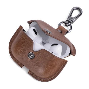 Чехол для зарядки наушников, кожаный чехол, совместимый с Pro Charging Case, защитный противоударный, устойчивый к царапинам