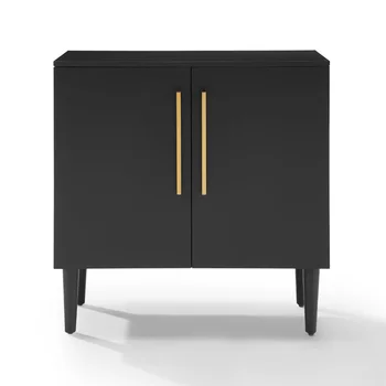 Шкаф Crosley Furniture Everett Accent матово-черного цвета
