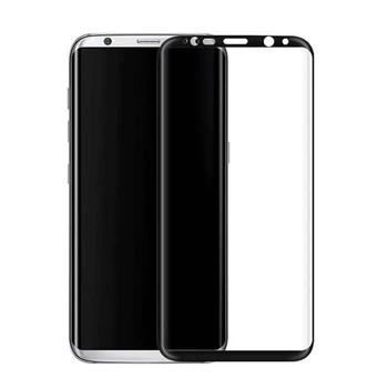 100 шт./лот, полное покрытие, 3D Изогнутая пленка из закаленного стекла Для Samsung Galaxy S8/S8 Plus 9H, передняя защитная пленка для экрана