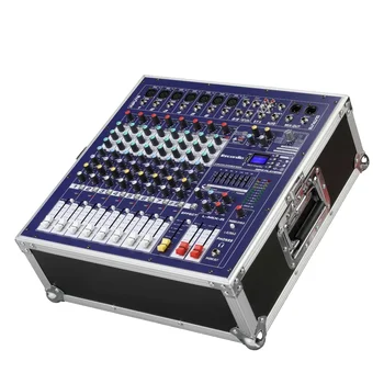 DJ-Микшер GAX-960E 8-Канальный USB-Микшерный пульт Blueteeth С Высокой Мощностью Звукового Сценического Оборудования 48 В Фантомное Питание DSP Цифровые Эффекты