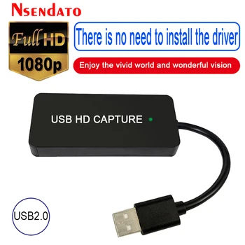 EzCAP311 1080P 60fps HD к USB2.0 USB Видеозахват Запись игры Широковещательная коробка для macOS Windows PS4 OBS Камера Прямая трансляция