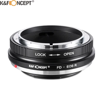 K & F Concept Объектив FD-EOS R FD для объектива камеры EOS R Переходное кольцо для объектива Canon FD для корпуса камеры Canon EOS R5 R6 RP