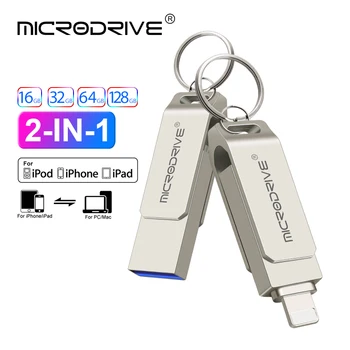 USB 3,0 Флэш-накопитель 128 ГБ 256 ГБ Металлический OTG Флеш-накопитель 64 ГБ 512 ГБ USB 3,0 Флэш-диск для iPhone Pro/plus/XR USB Memory Stick