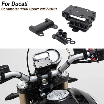 Для Ducati Scrambler 1100 Спортивные Аксессуары Для Мотоциклов Телефон USB Навигационный Кронштейн GPS 2017 2018 2019 2020 2021