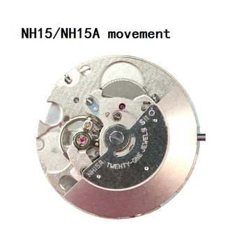 Замена часового механизма NH15A/NH15 с Одним Календарем и тремя Контактами, Высокоточный автоматический механический часовой механизм