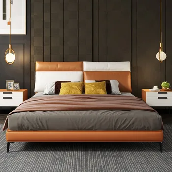 Китайские современные простые прочные постельные комплекты на 2 персоны прикроватные тумбочки постельный комплект компактная рекламная акция Nordic muebles мебель для интерьера