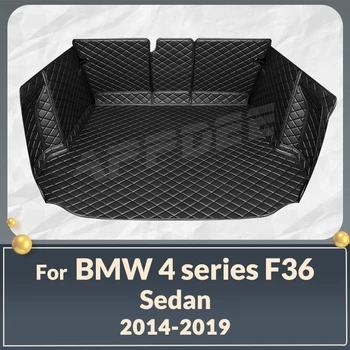 Коврик для багажника с полным покрытием для BMW 4 серии, 4-Дверный Седан F36 2014-2019 18 17 16 15, Автомобильный чехол, аксессуары для защиты интерьера
