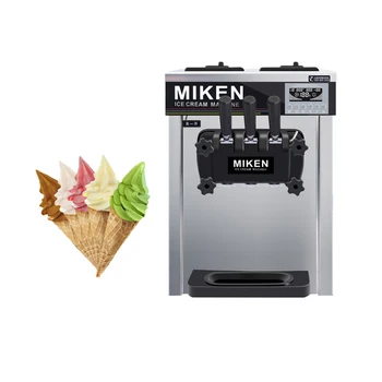Коммерческая высококачественная настольная машина для производства мягкого мороженого / машина для производства мороженого / поставщик машин для производства мороженого