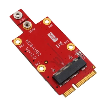 Конвертер M2 в Mini PCIE Riser Card Конвертер M2 в Mini PCIE Поддерживает 3G/ 4G/ 5G