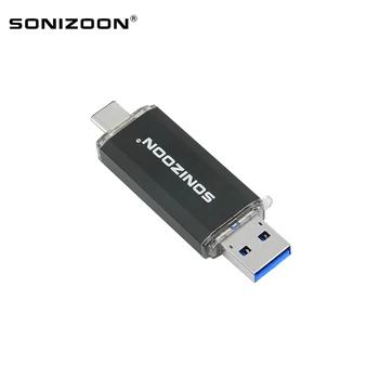 Красочный USB3.0 Type-C металлический usb флэш-накопитель pendrive 32GB pen drive 32gb Ключ USB-накопитель pen drive flash SONIZOON Type-c002