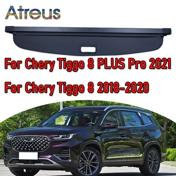Крышка полки для багажника для CHERY TIGGO 8 2018 2019 2020 PLUS Pro 2021 2022, Выдвижные Задние стойки, Распорные Аксессуары для Штор