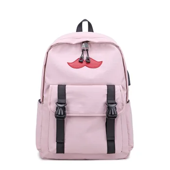 Милый рюкзак с USB-портом для зарядки, сумки, школьные рюкзаки для девочек, школьный ранец для женщин, Mochila, женская сумка для книг, дорожный рюкзак