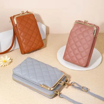 Новый Тренд, Модная Мини-сумка через плечо, Женская Роскошная сумка, Дизайнерская сумка через плечо, однотонная сумка для телефона, кошелек, сумки-клатчи для девочек