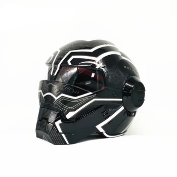 Персонализированный мотоциклетный шлем в стиле ретро, высококачественный мотоциклетный шлем 