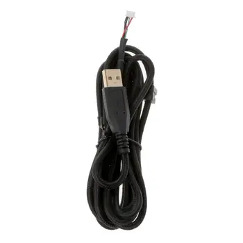 Позолоченная Прочная нейлоновая плетеная леска USB Механический кабель для клавиатуры Сменный провод для razer BlackWidow X Chroma Mechanical