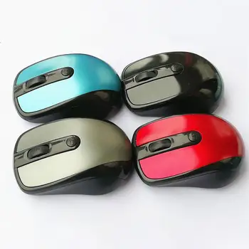 Приемник 3100 USB 3.0, беспроводная мышь, бесшумная мышь 2,4 G, 4 кнопки, оптическая компьютерная мышь с разрешением 1600 точек на дюйм, Эргономичные мыши для портативных ПК