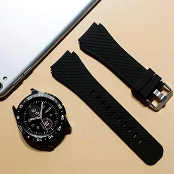 ремешок 20 мм 22 мм для Samsung Galaxy Watch 4/46 мм/42 мм/active 2/46 Gear s3 Frontier/S2/Спортивный силиконовый браслет Huawei GT 2/2E ремешок