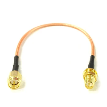 Удлинительный кабель для антенны WIFI, адаптер SMA, штекер для RP SMA, внутренний штырь RG316 15 см 6 дюймов, Оптовая Продажа