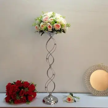 центральное Украшение свадебного стола Высотой 67 см, Подставка для цветов, Ваза для цветов, Свадебное украшение 10 шт./лот