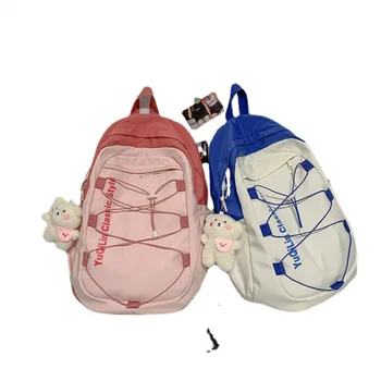 Школьный холщовый рюкзак для женщин, винтажный стиль, уличная дорожная сумка, мужской повседневный рюкзак